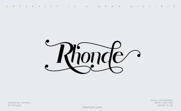Rhonde Font