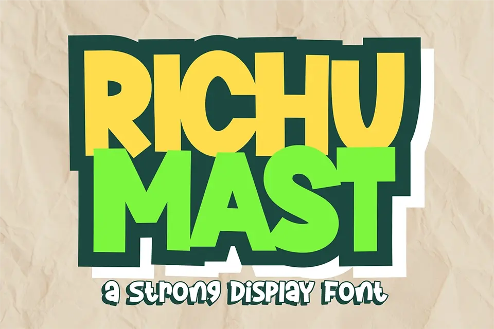 Richu Mast Font