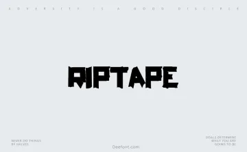 RipTape Font
