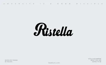 Ristella Font