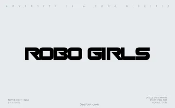Robo Girls Font