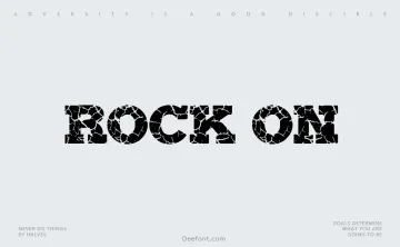 Rock On Font