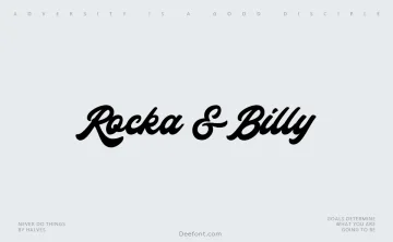 Rocka & Billy Font