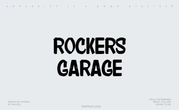 Rockers Garage Font