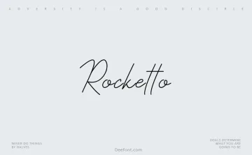 Rocketto Font