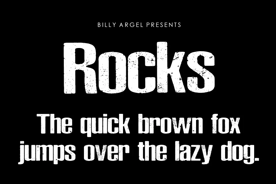 Rocks Font