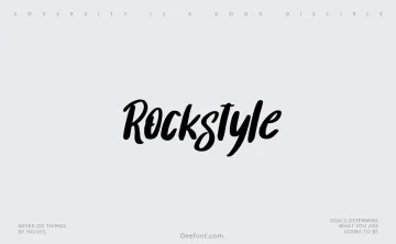 Rockstyle Font
