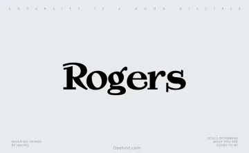 Rogers Font