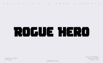 Rogue Hero Font