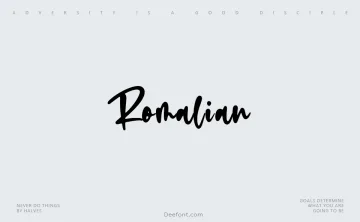 Romalian Font