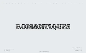 Romantiques Font