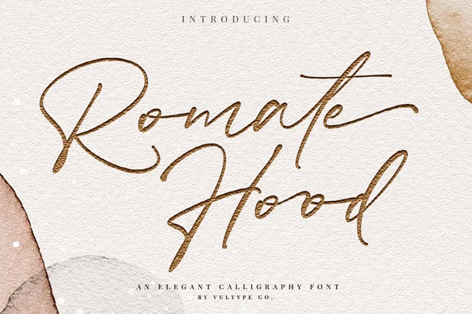 Romate Hood Font