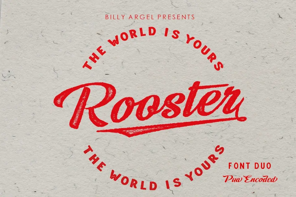 Rooster Roots Font