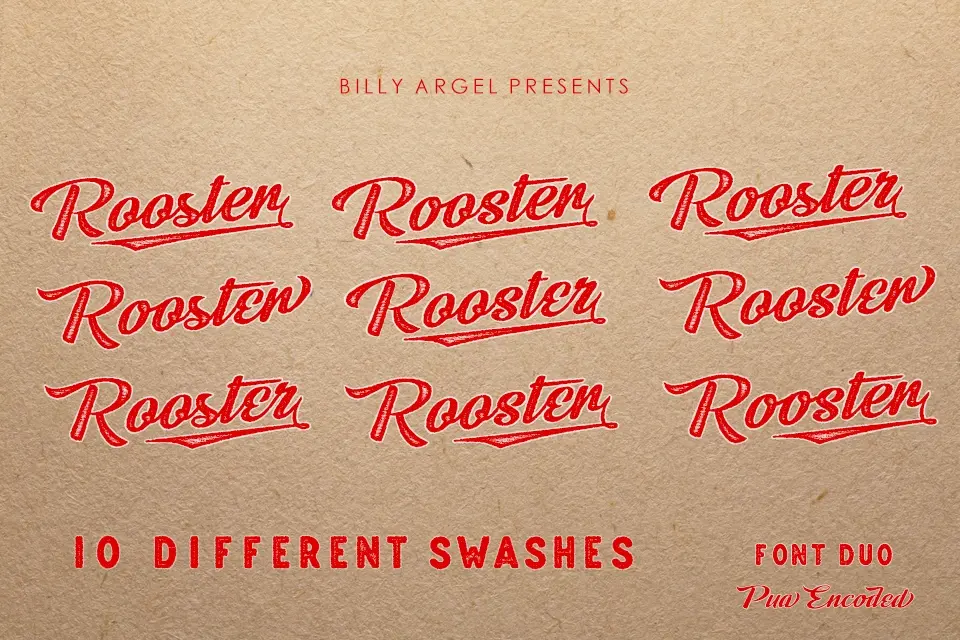 Rooster Roots Font