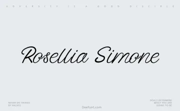 Rosellia Simone Font