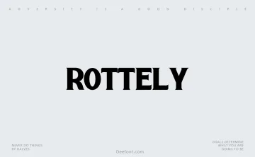 Rottely Font