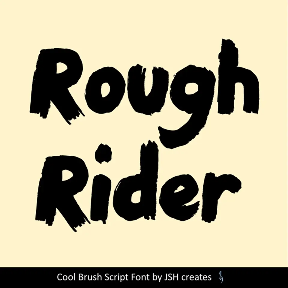 Rough Rider Font
