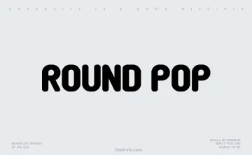 Round Pop Font