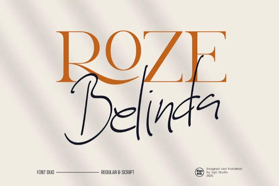 Roze Belinda Font