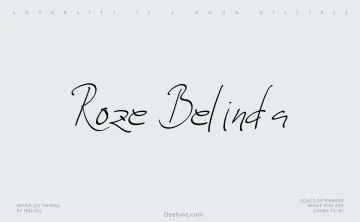 Roze Belinda Script Font
