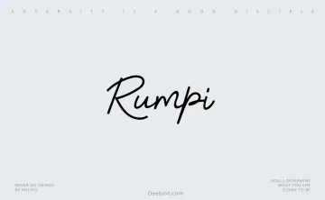 Rumpi Font