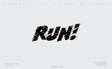 Run! Font