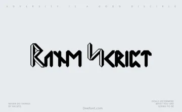 Rune Script Font