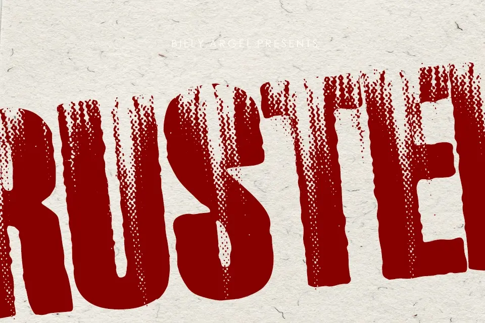 Rusted Font