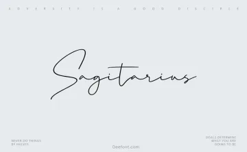 Sagitarius Font
