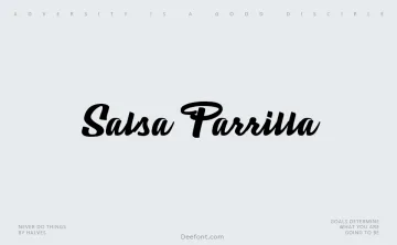 Salsa Parrilla Font