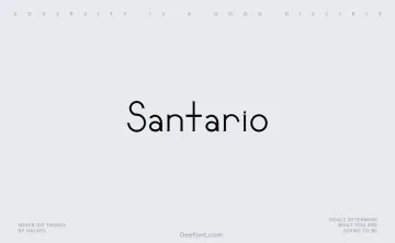Santario Font