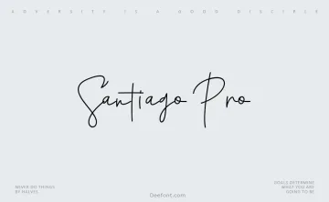 Santiago Pro Font