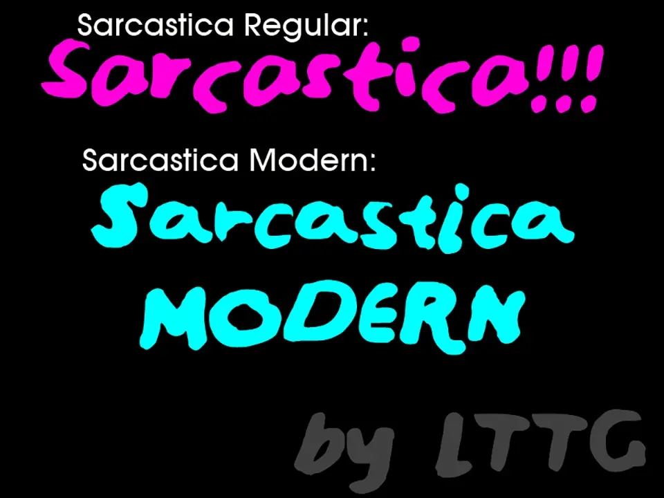 Sarcastica Font