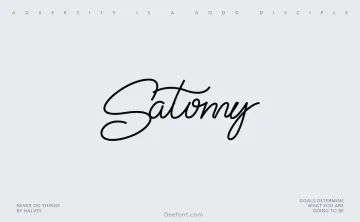 Satomy Font