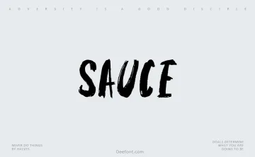 Sauce Font