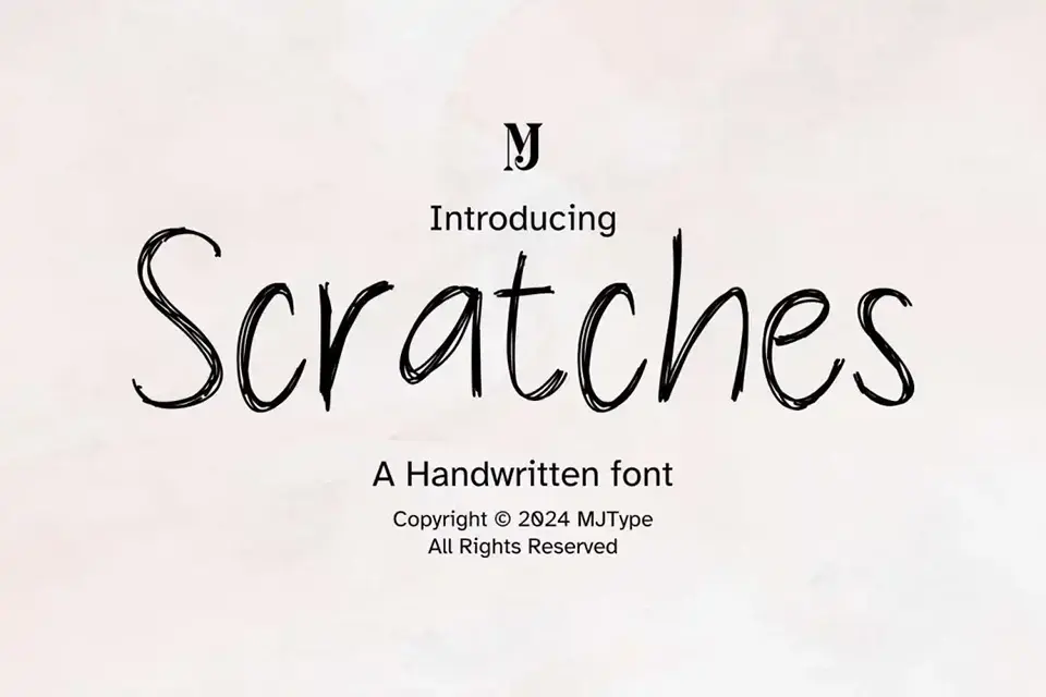 Scratches Font