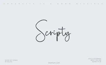 Scripty Font