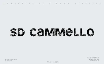 SD Cammello Font