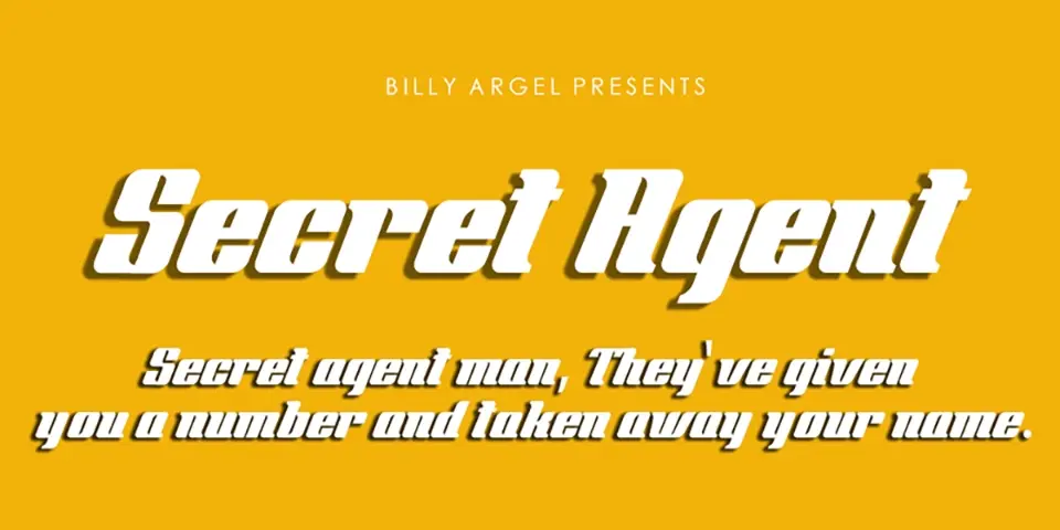 Secret Agent Font