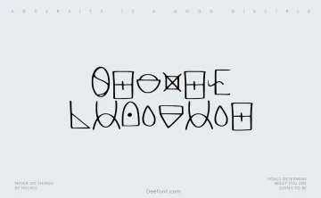 Secret Language Font