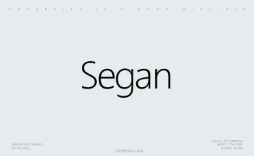 Segan Font