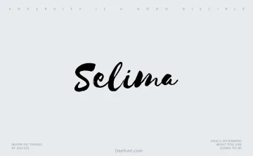 Selima Font