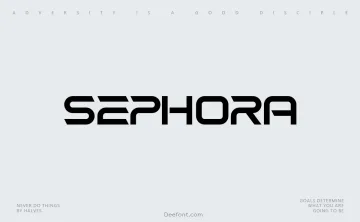 Sephora Font
