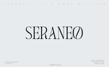 Seraneo Font