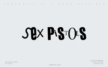 Sex Pistols Font