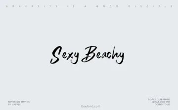 Sexy Beachy Font