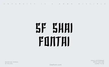 SF Shai Fontai Font