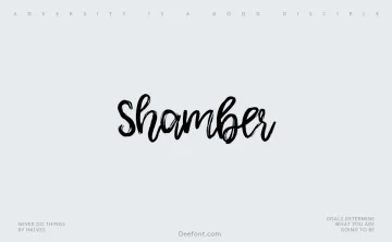 Shamber Font