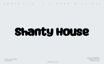 Shanty House Font