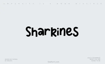 Sharkines Font